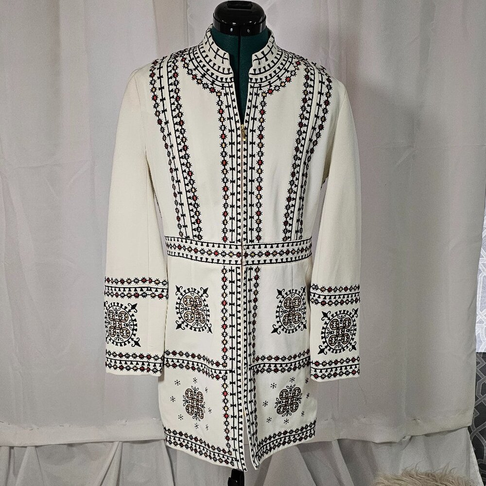Christina Embroidered White Dress – Size L